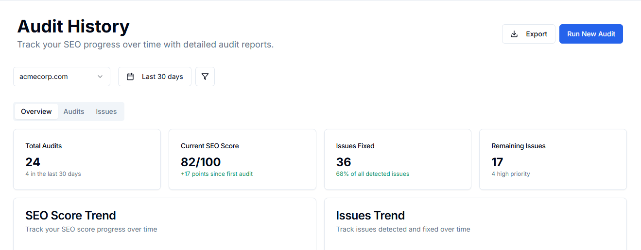 Run AI-Powered Audit